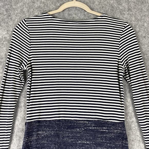 Anthropologie Dolan Shift Dress Womens XS Striped Jersey Stretch Costal Casual - Picture 12 of 16